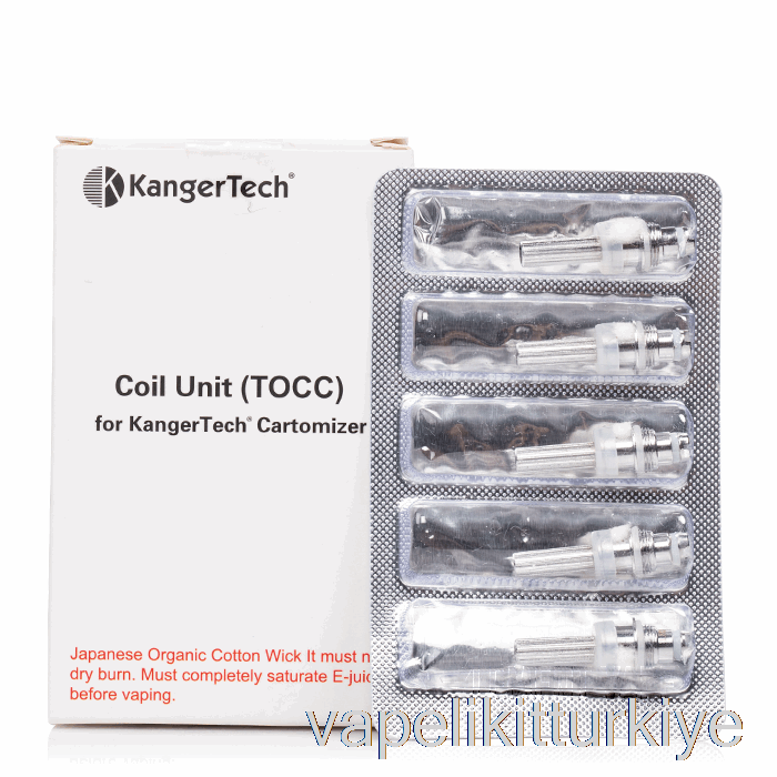 Vape Türkiye Kanger Tocc Yedek Bobinler 1.8ohm Tocc Bobinleri